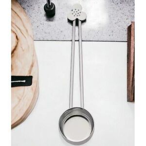 IKEA ÄNGSBLÅVINGE Coffee Measuring Scoop - Stainless Steel‎ 6 "